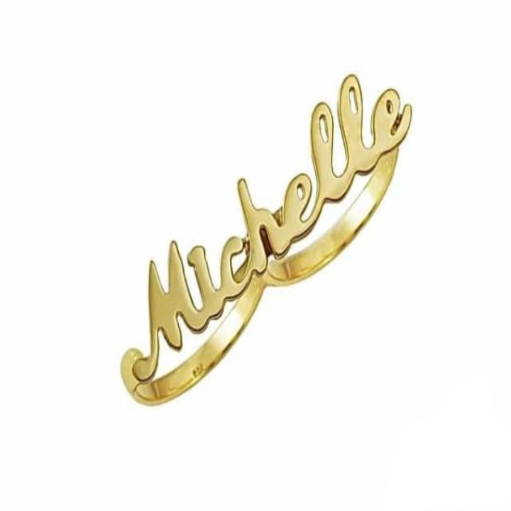 2 Finger Name Ring Price