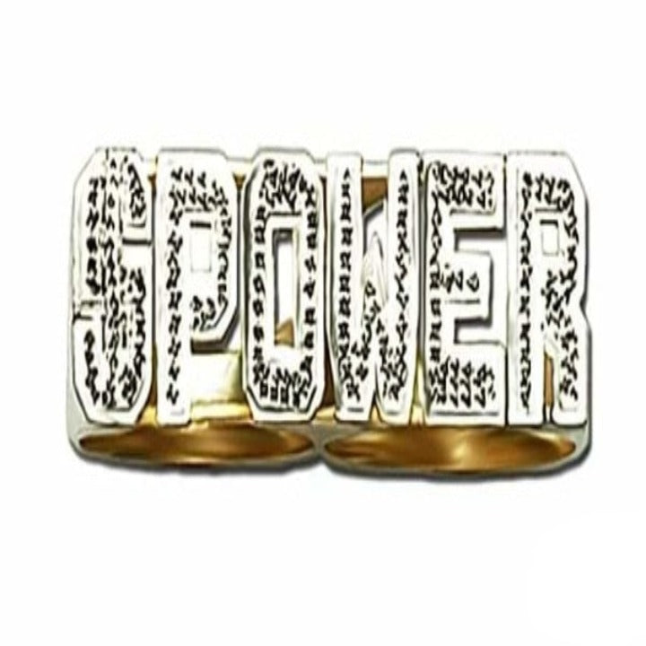 2 Finger Name Ring #r225