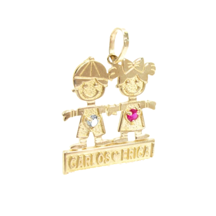 10k or 14k Gold Kids Birthstone Charm-2 Kids