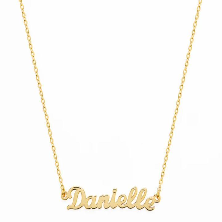 Script Font Name Necklace