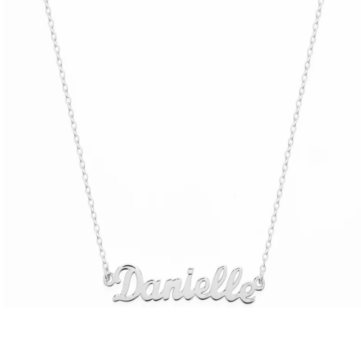 Script Font Name Necklace