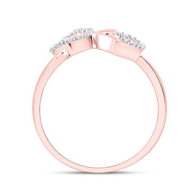 10k Gold Heart Ring 1/10 CTW-DIA